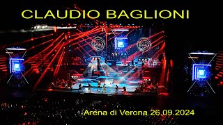 Impressionen Konzert Claudio Baglioni Arena di Verona 26092024 [upl. by Ekaj]