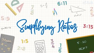 Simplifying Ratios  mathMinutes [upl. by Siramay692]