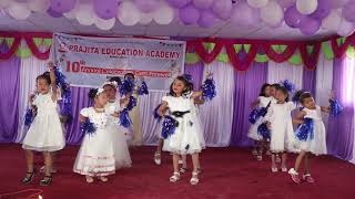 Jun ta lagyo tara le  Nepali Dance  Prajita Educational Academy  Child Song [upl. by Aicirtan234]