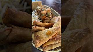 Homemade shrimp fried rice crab Rangoon‘s and egg rolls [upl. by Atrice]