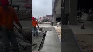 Construction 🏗️ Road Concrete Work trending rahimcivilengineer viralvideo shorts [upl. by Annuaerb]