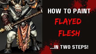 How to Paint Flayed Flesh on Miniatures [upl. by Koran]