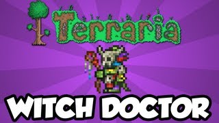 Terraria 12  How To Get The Witch Doctor NPC New Terraria 12 Items [upl. by Ydnahs]