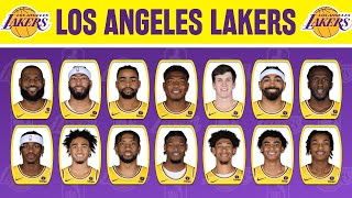 Los Angeles LAKERS New Roster 202324  Player Lineup Profile Update as of October 8 [upl. by Idahs]