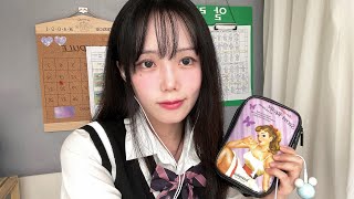 ASMR 추억의 훈녀생정 메이크업 해주기☆💄 학교 메이크업 롤플레이ㅣDoing Your Makeup In Class Roleplay [upl. by Ardiek721]