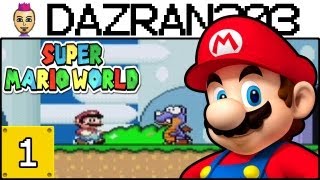 Super Mario World Coop Lets Play  PART 1 Yoshis Island  Super Nintendo Gameplay Commentary Dazran303 [upl. by Redvers]