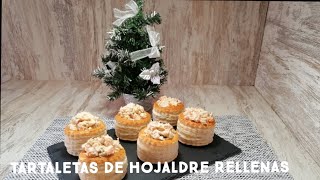 TARTALETAS DE HOJALDRE RELLENAS [upl. by Sivra]