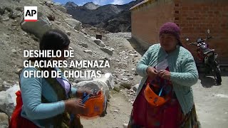 El oficio de las cholitas escaladoras de Bolivia se derrite al ritmo del deshielo de los glaciares [upl. by Lowenstern]