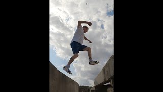 Extreme Footbag Stunt Over Dangerous GAP [upl. by Ayekam249]