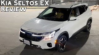 2024 Kia Seltos EX Full Review  Weird Features on a Nice Little SUV [upl. by Ephraim]