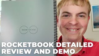 Detailed Review and Demo of the Rocketbook Notebook [upl. by Ynnos]