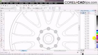 Part 3 CorelCAD  export drawing to CorelDraw [upl. by Otirecul573]