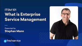 What is Enterprise Service Management ESM — ITSM 101 10  Introducing One ITSM solution [upl. by Isherwood]