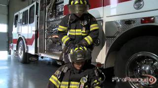 FIREGROUND Flash Tip Using SCBA Harness to Move a Downed Firefighter [upl. by Hatokad]