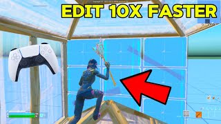 How To ACTUALLY EDIT FASTER On Controller 🎮 BEST Settings Tutorial  Tips and Secrets [upl. by Ahseet]