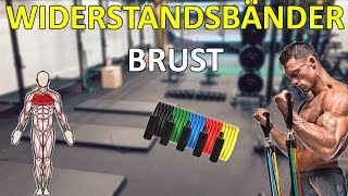 11 Übungen für die Brust mit Widerstandsbändern  Fitness Band für Zuhause oder Unterwegs [upl. by Weisburgh145]