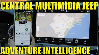 Central Multimídia Jeep com Adventure Intelligence  WiFi 4G e diversos comandos pelo celular [upl. by Verneuil]