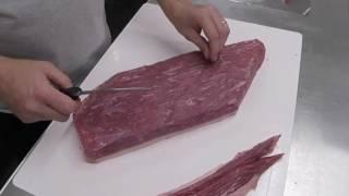 Trimming a Competition brisket [upl. by Shwalb]