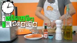 1 Minute 1 Recette  Tartare de saumon [upl. by John944]