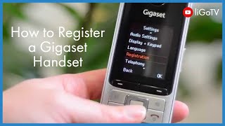 How To Register a Gigaset Handset  liGocouk [upl. by Imhsar]