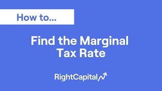 How To Find the Marginal Tax Rate [upl. by Niwred]