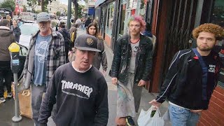 ASSAULT on Ashbury Haighters and homeless psychos converge on a suspected pervert [upl. by Efthim]