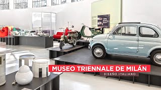 Mueso Triennale Milán Italia Piezas internacionales de diseño italiano [upl. by Franzoni]