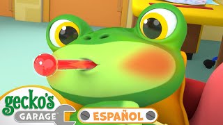 Gecko está enfermo  Garaje de Gecko  Carros para niños  Vídeos educativos [upl. by Aric]