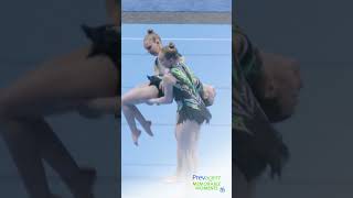 Prevagen Memorable Moments Acro Trio Repeats at National Championships [upl. by Puett754]