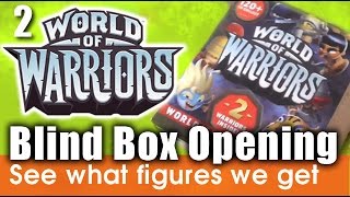 World of Warriors unboxing World of Warriors toys  blind box [upl. by Llewellyn]