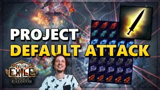 Minmaxing the most basic ability in Path of Exile  Project Default Attack  PoE 897 [upl. by Sellig478]