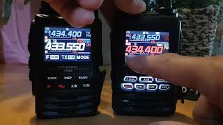 YAESU FT5D YAESU FT3D Menu Differences  Comparison [upl. by Dane]