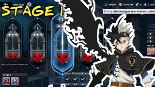 HALL OF ILLUSION  AULA ILUSI  LIMITED EVENT  STAGE 1 HOW TO BEAT MIMOSA  BLACK CLOVER MOBILE [upl. by Boj]