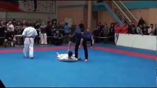 Somersault kick Knockout karate [upl. by Anelav]