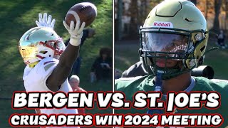 Bergen Catholic 28 St Joes Mont 17  Week 8 Highlights  Calhoun 2 TD Game [upl. by Anaitsirc]