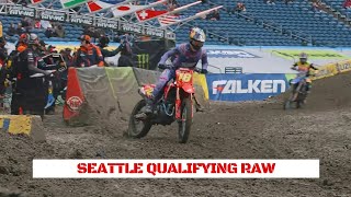 Qualifying 250450 Seattle Supercross 2024 [upl. by Aire]