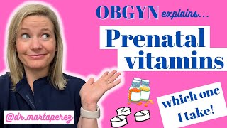 OBGYN Explains Prenatal Vitamins Is there a best prenatal vitamin Important ingredients amp more [upl. by Cotterell708]