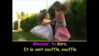 Karaoke Enfants 1  Meunier Tu Dors [upl. by Ahsienek710]