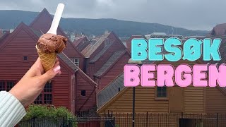 Jeg besøkte Bergen  Norwegian Vlog [upl. by Akkahs]