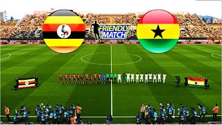 UGANDA vs GHANA  INTERNATIONAL FRIENDLY MATCH 2024 [upl. by Nitz488]