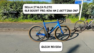 Selle Italia Flite Boost Kit Carbonio Superflow Pro Team Edition how am I getting on [upl. by Ittam704]