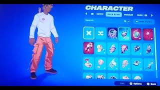 review of new juice wrld skin for FREE Fortnite [upl. by Akirdnahs]