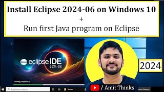 How to install Eclipse IDE 202406 on Windows 10 [upl. by Segal]