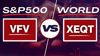 VFV vs XEQT Popular ETF Debate  Why VFV will ALWAYS WIN VOO vs VT [upl. by Steere]