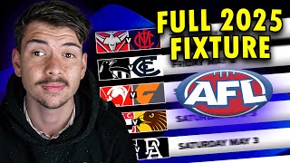 I Created A Full 2025 AFL Fixture [upl. by Silvain]