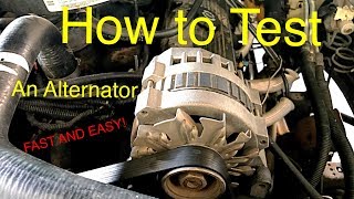 How to Test an Alternator fast and simple [upl. by Eiramenna]