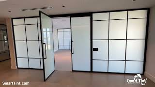 Genuine Smart Tint® on Doors Instant Privacy Modern Style [upl. by Ahsi]