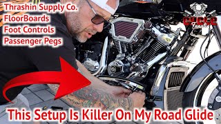 Thrashin Supply Co Upgrades On 2024 Harley Davidson Road Glide cyclefanatix thrashinsupply [upl. by Veleda]