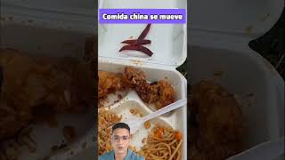 Comida china se mueve 😱 food halloween viralvideo [upl. by Minerva]