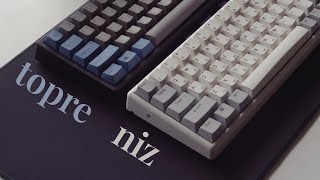 LEOPOLD FC660C vs NIZ ATOM 68  Typing sounds [upl. by Zephaniah96]